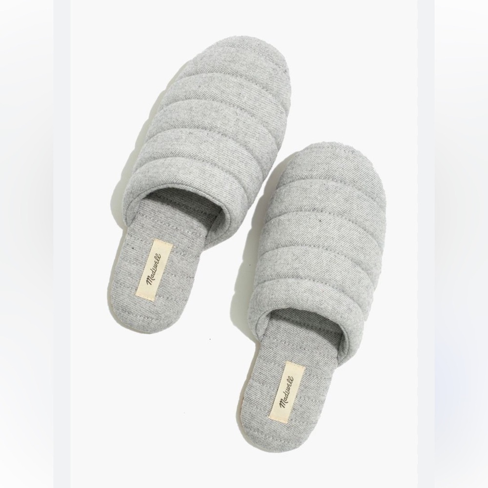 Madewell Gray Women's Slippers. Size 9-10 . New. No tags